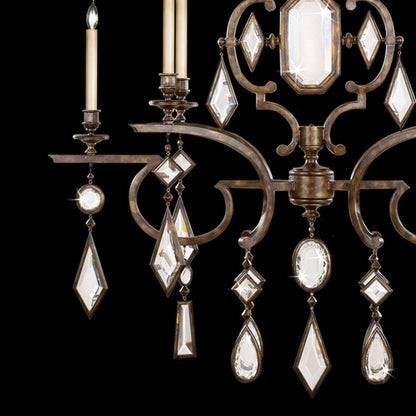 Fine Art Encased Gems 50" Oval Chandelier