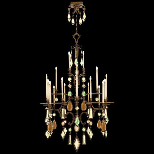 Fine Art Encased Gems 53" Round Chandelier