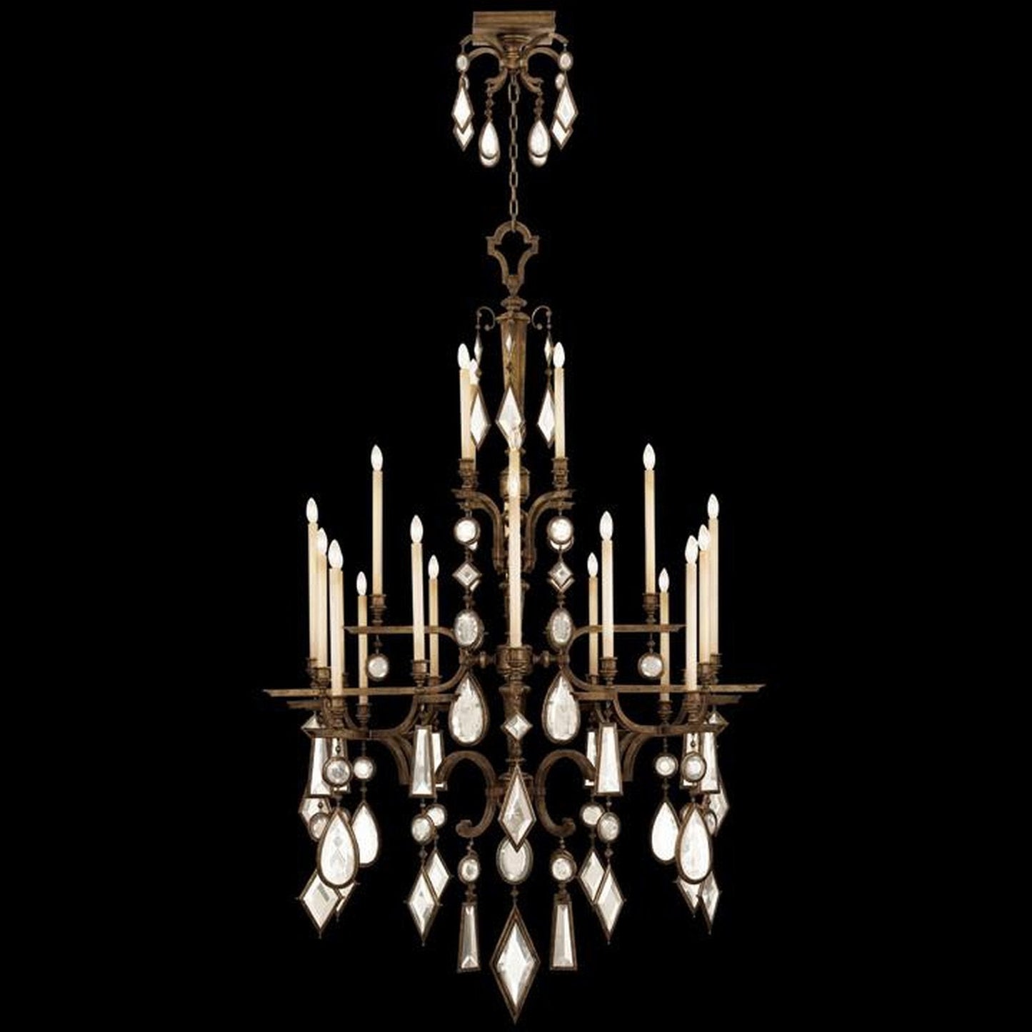 Fine Art Encased Gems 53" Round Chandelier