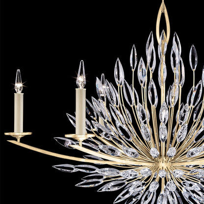 Fine Art Lily Buds 48" Oblong Chandelier