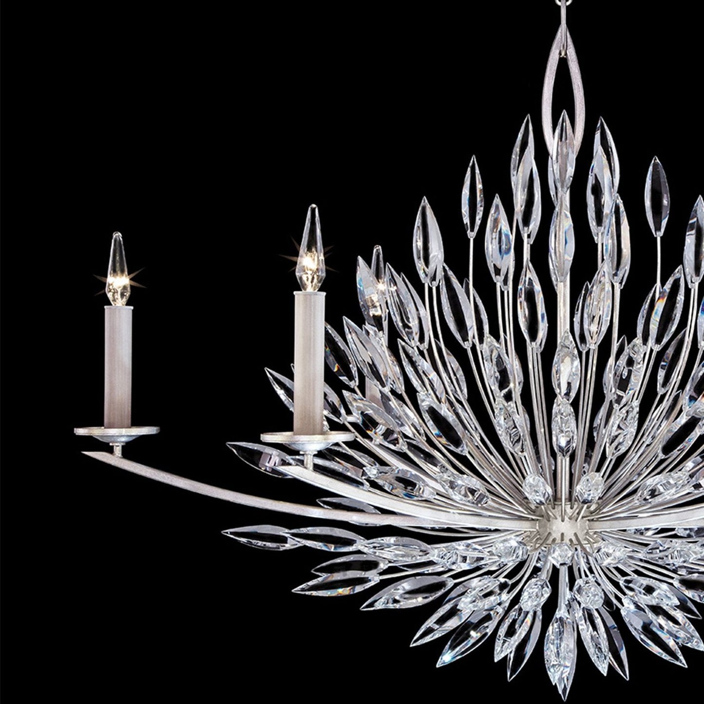 Fine Art Lily Buds 48" Oblong Chandelier