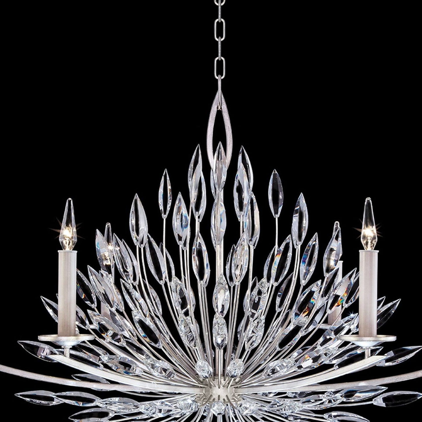 Fine Art Lily Buds 48" Oblong Chandelier