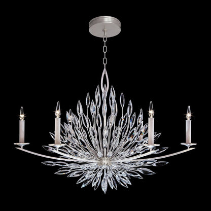 Fine Art Lily Buds 48" Oblong Chandelier