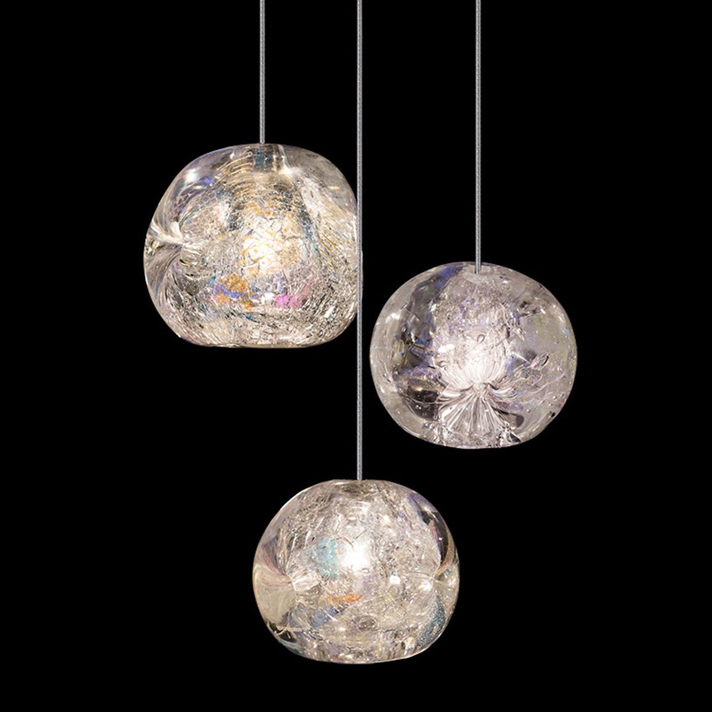 Fine Art Natural Inspirations 12" Nebula Round Pendant