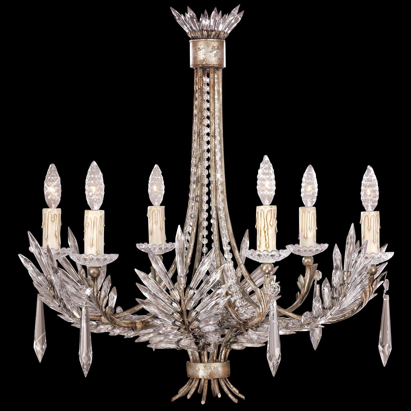 Fine Art Lamps Winter Palace 26 Inch 6 Light Chandelier Cp47687