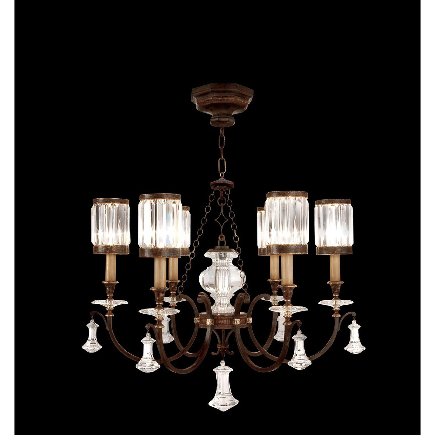 Fine Art Lamps Eaton Place 32 Inch 6 Light Chandelier Cp83416