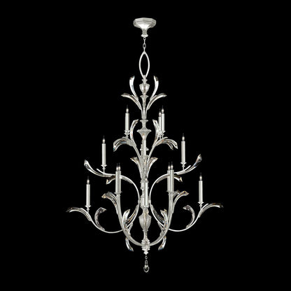 Fine Art Lamps Beveled Arcs 56 Inch 16 Light Chandelier Cp446763