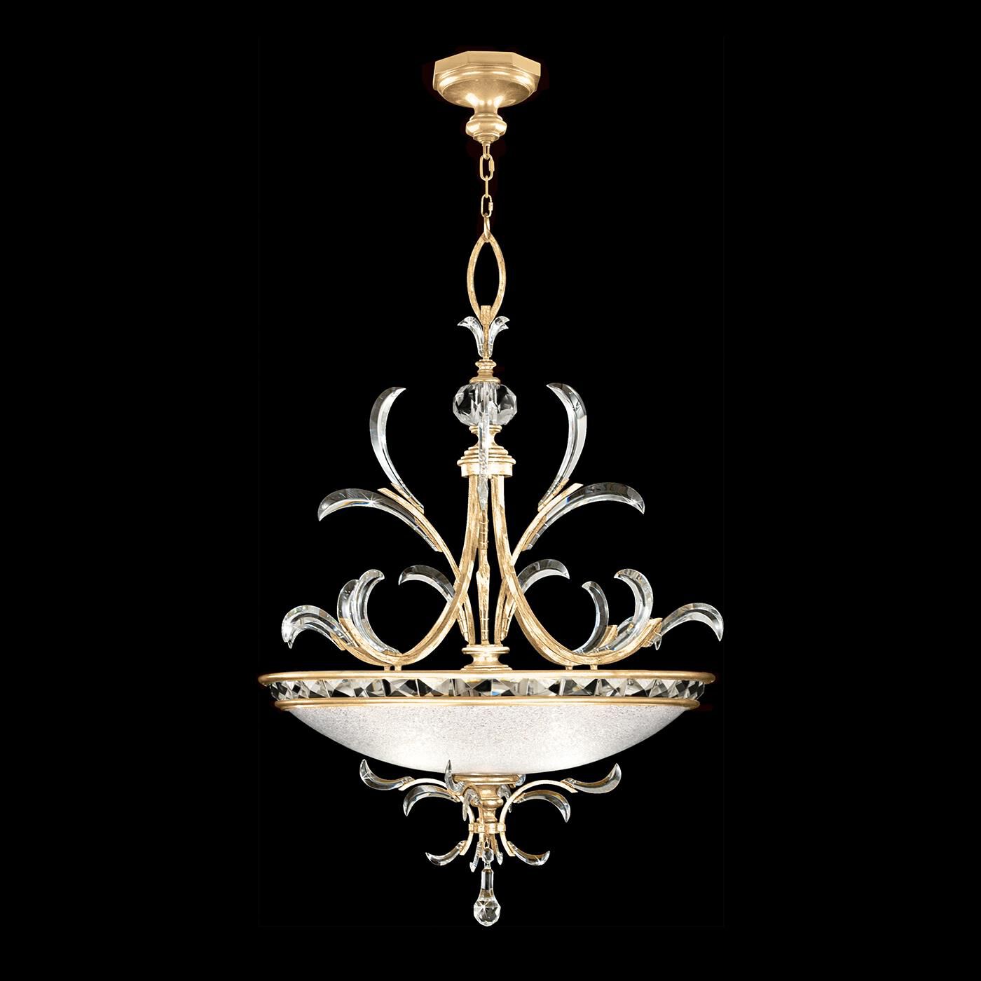 Fine Art Lamps Beveled Arcs 44 Inch Large Pendant Cp446795