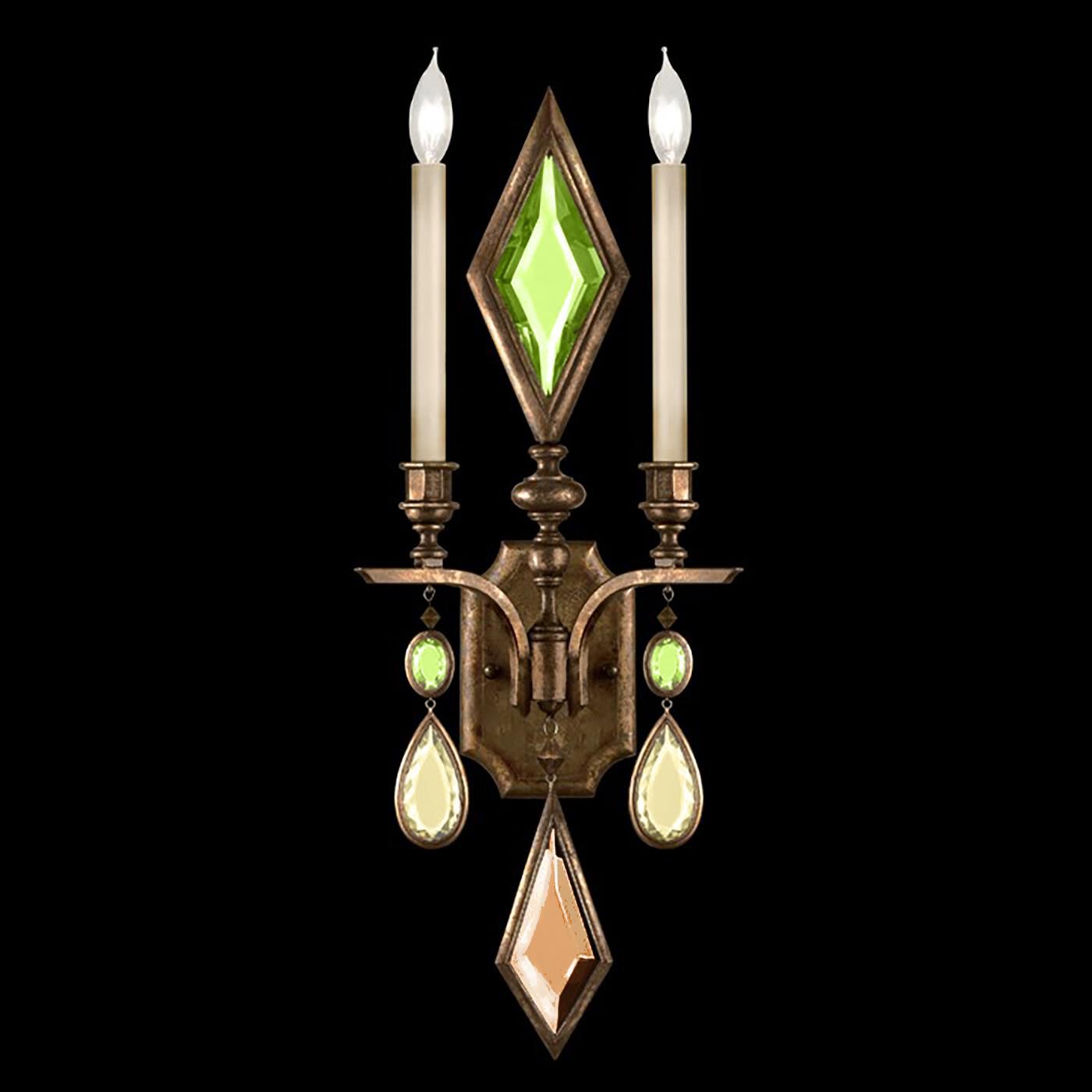 Fine Art Lamps Encased Gems 29 Inch Wall Sconce Cp98509