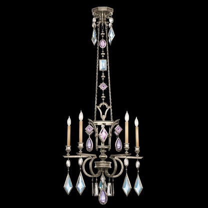 Fine Art Lamps Encased Gems 27 Inch 5 Light Chandelier Cp97190