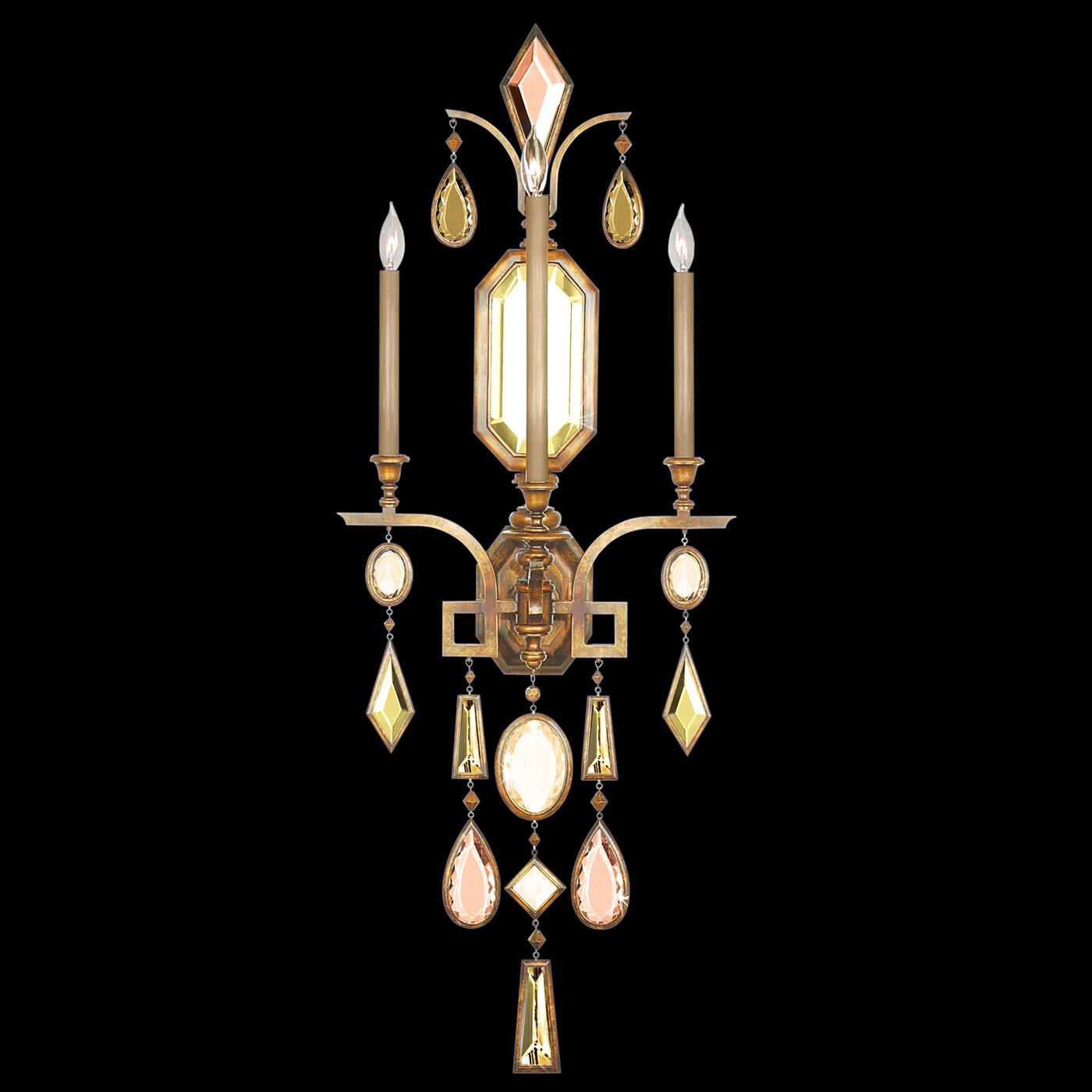 Fine Art Lamps Encased Gems 49 Inch Wall Sconce Cp97296