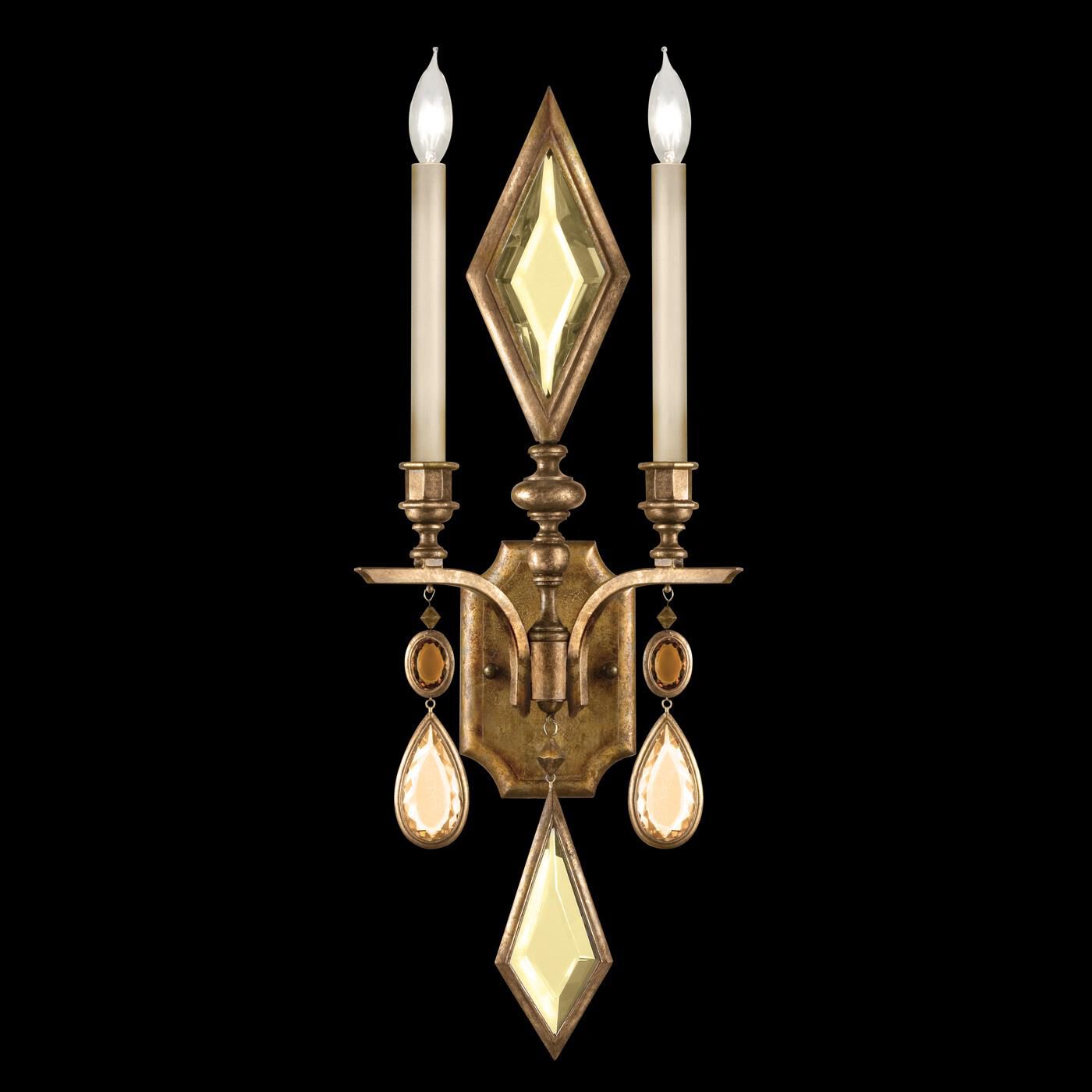 Fine Art Lamps Encased Gems 29 Inch Wall Sconce Cp98509