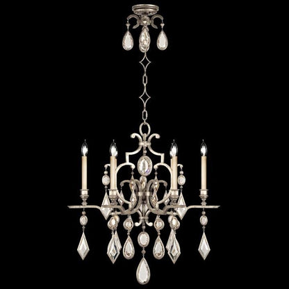 Fine Art Lamps Encased Gems 29 Inch 6 Light Chandelier Cp98528