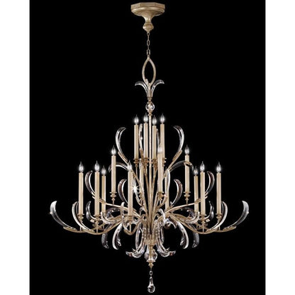 Fine Art Lamps Beveled Arcs 58 Inch 16 Light Chandelier Cp99259