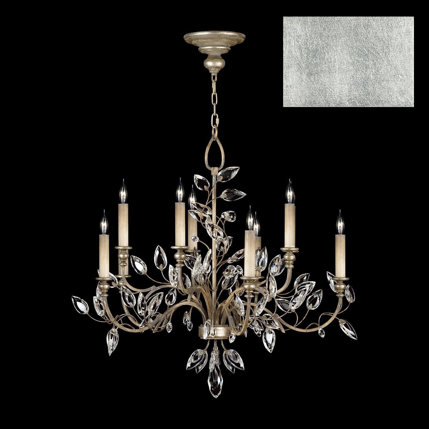 Fine Art Lamps Crystal Laurel 43 Inch 10 Light Chandelier Cp446752