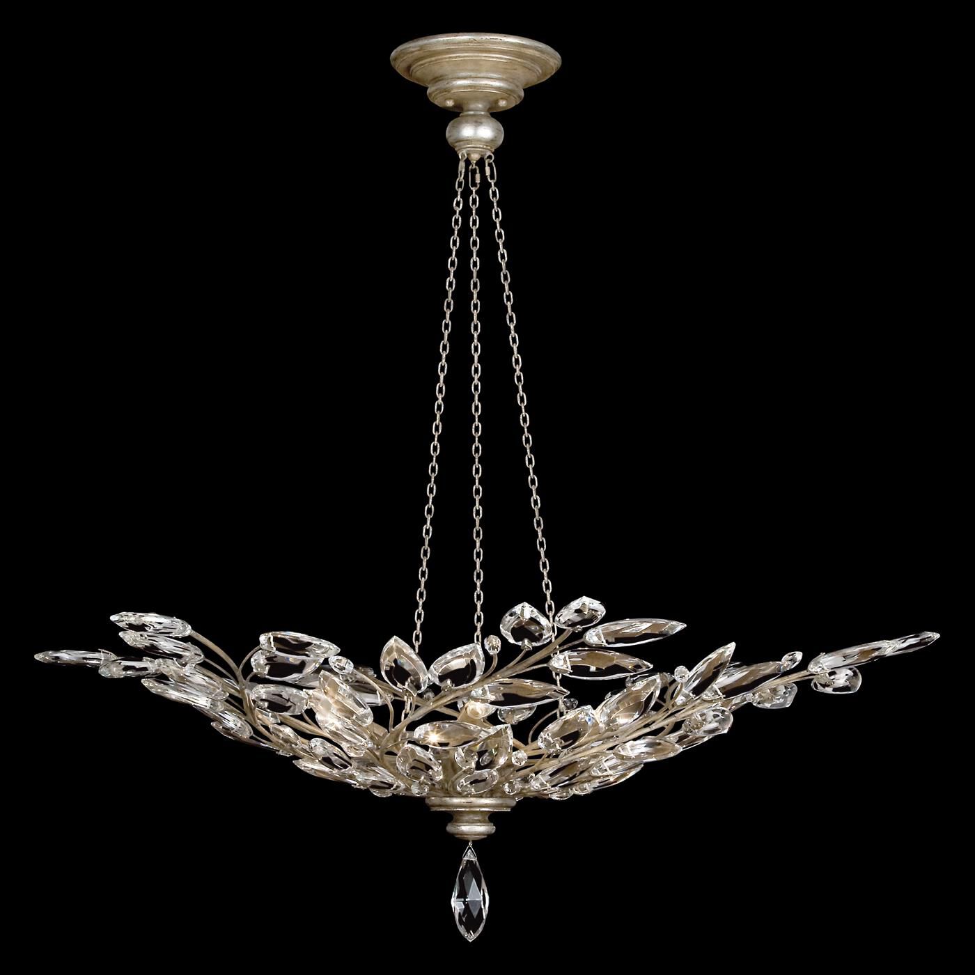 Fine Art Lamps Crystal Laurel 47 Inch Large Pendant Cp99773