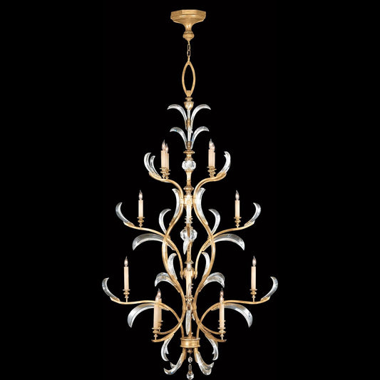 Fine Art Lamps Beveled Arcs 48 Inch 16 Light Chandelier Cp100339