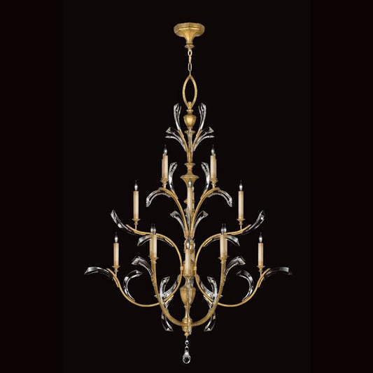 Fine Art Lamps Beveled Arcs 56 Inch 16 Light Chandelier Cp100514