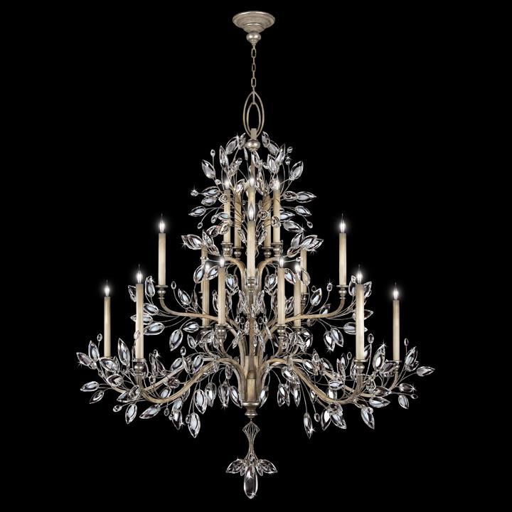 Fine Art Lamps Crystal Laurel 75 Inch 20 Light Chandelier Cp100761