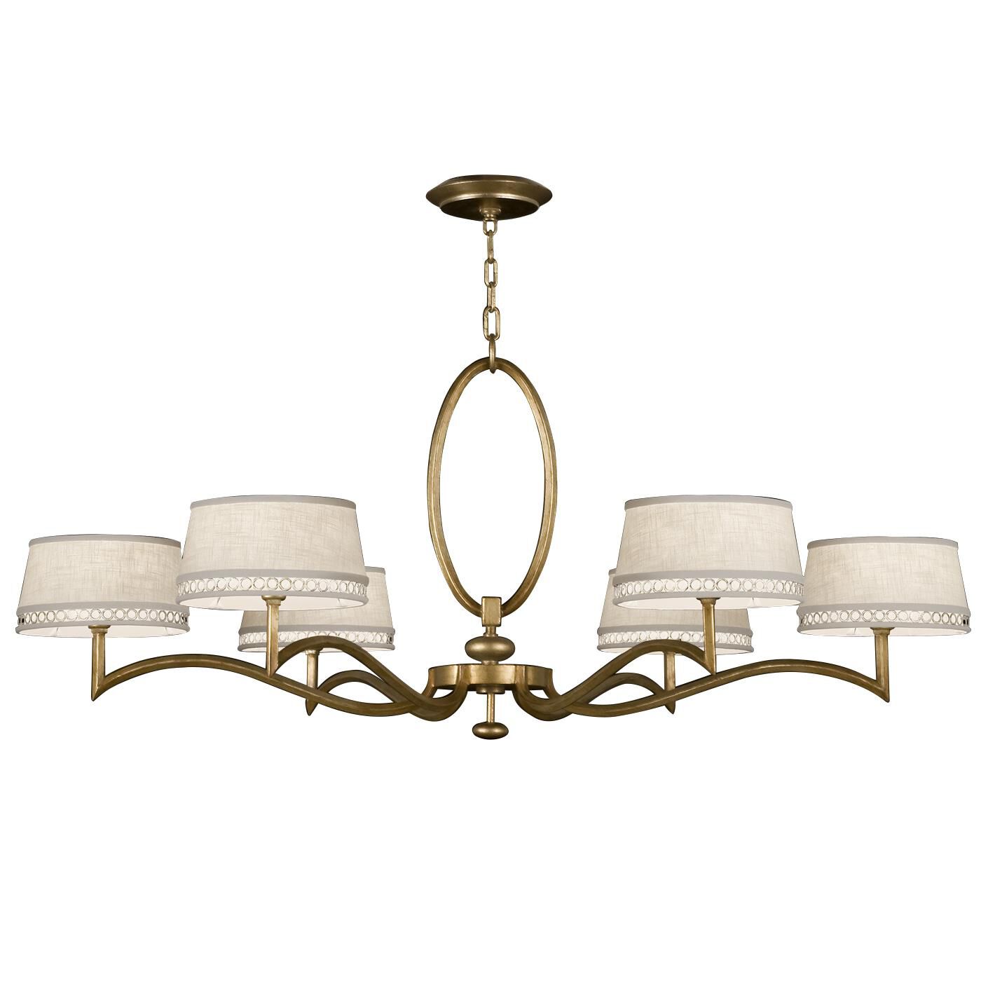 Fine Art Lamps Allegretto 51 Inch 6 Light Chandelier Cp97388