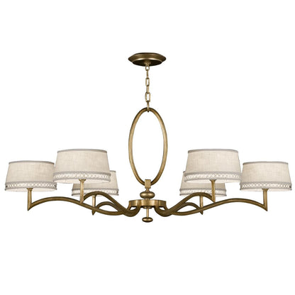 Fine Art Lamps Allegretto 51 Inch 6 Light Chandelier Cp97388