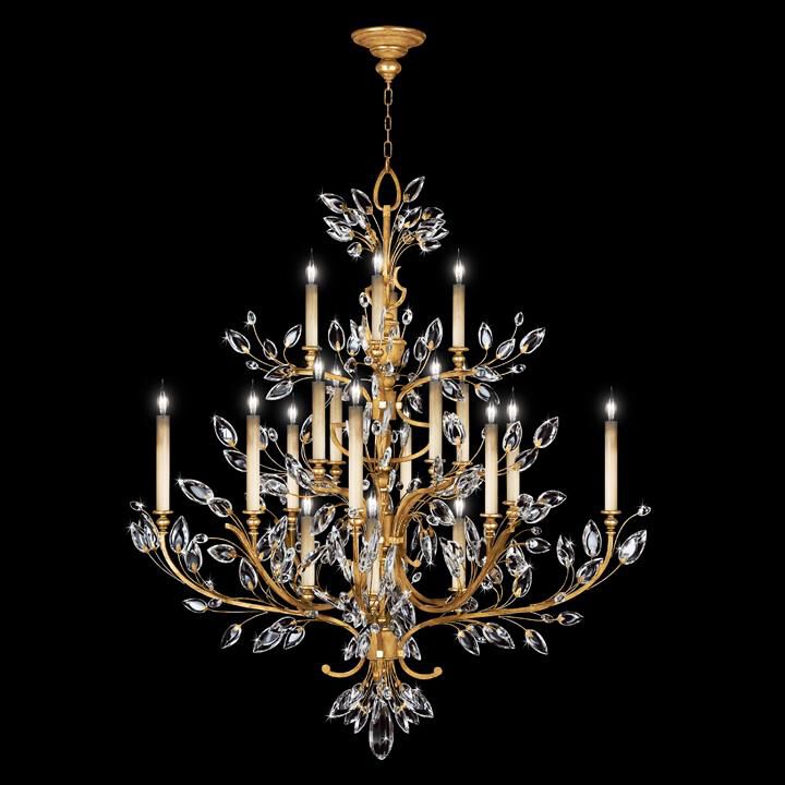 Fine Art Lamps Crystal Laurel 57 Inch 20 Light Chandelier Cp100950