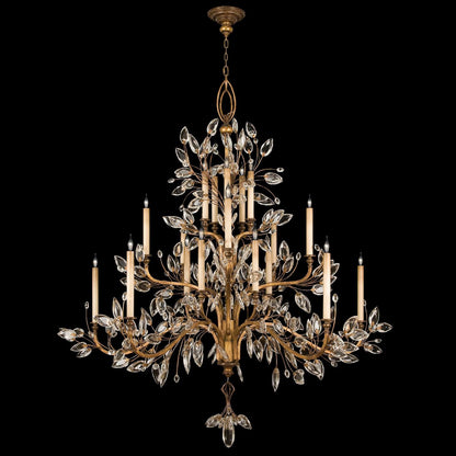 Fine Art Lamps Crystal Laurel 75 Inch 20 Light Chandelier Cp100951