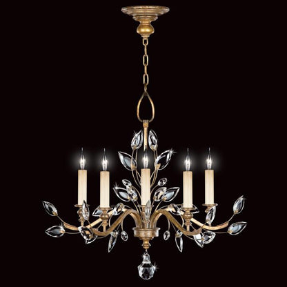 Fine Art Lamps Crystal Laurel 32 Inch 5 Light Chandelier Cp100999