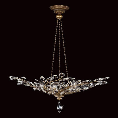 Fine Art Lamps Crystal Laurel 47 Inch Large Pendant Cp101022