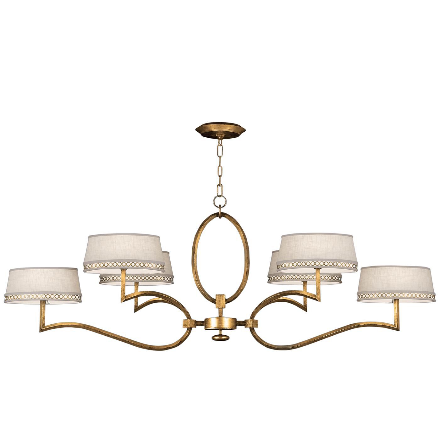 Fine Art Lamps Allegretto 63 Inch 6 Light Chandelier Cp101153