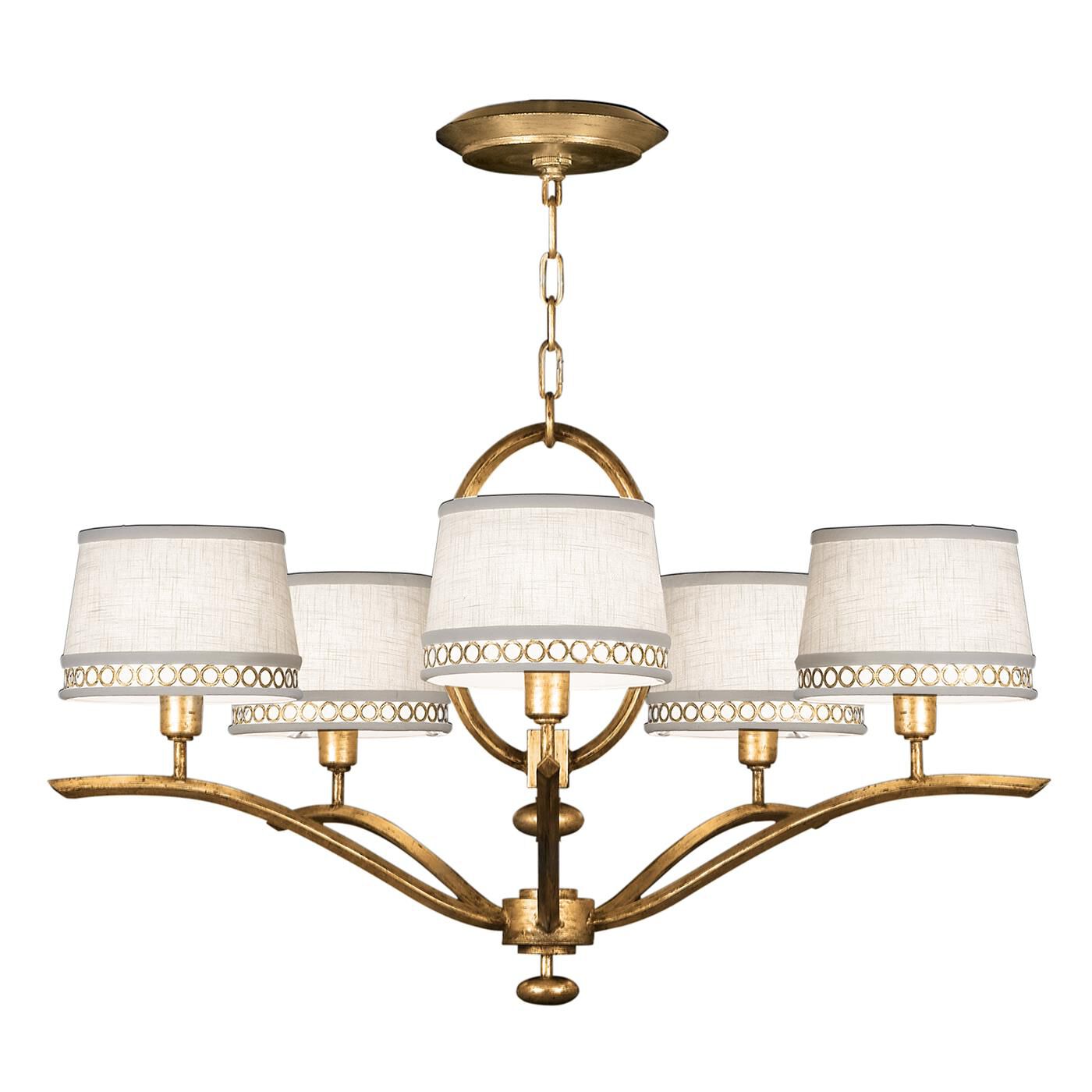 Fine Art Lamps Allegretto 29 Inch 5 Light Chandelier Cp101667