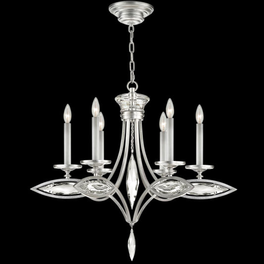 Fine Art Lamps Marquise 26 Inch 6 Light Chandelier Cp107004