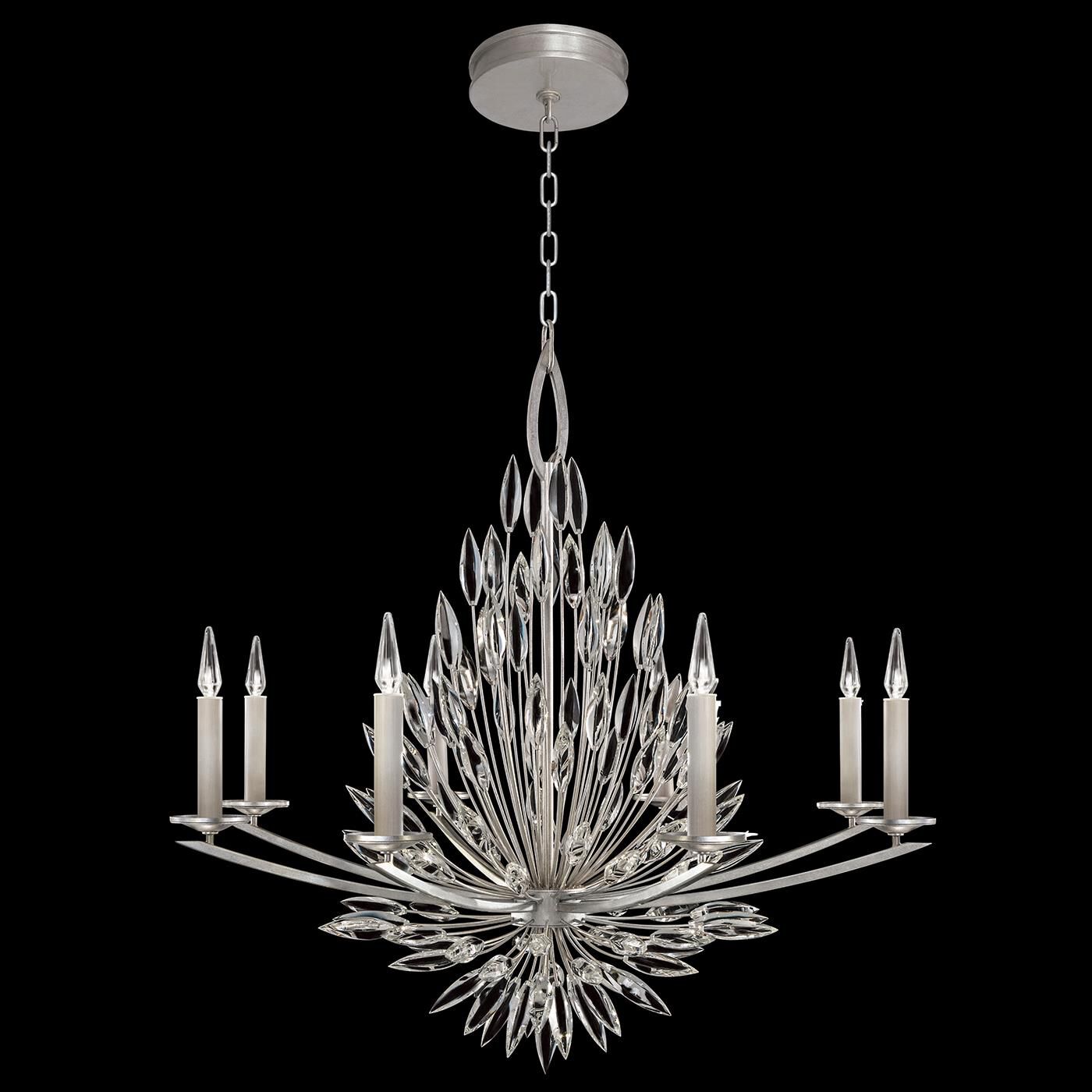 Fine Art Lamps Lily Buds 41 Inch 8 Light Chandelier Cp110044