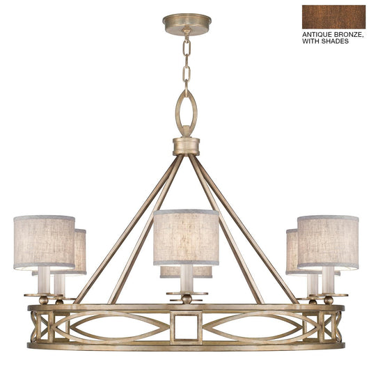 Fine Art Lamps Cienfuegos 39 Inch 6 Light Chandelier Cp110607