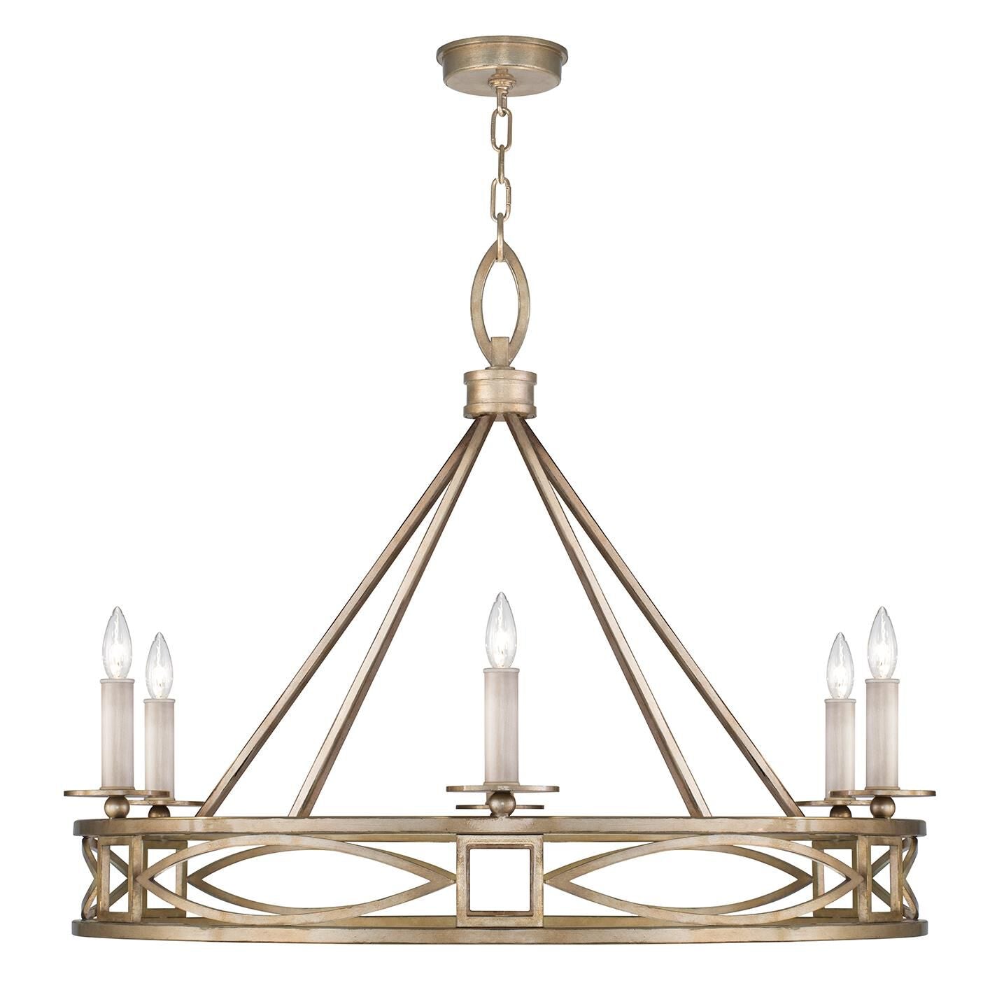 Fine Art Lamps Cienfuegos 37 Inch 6 Light Chandelier Cp110610