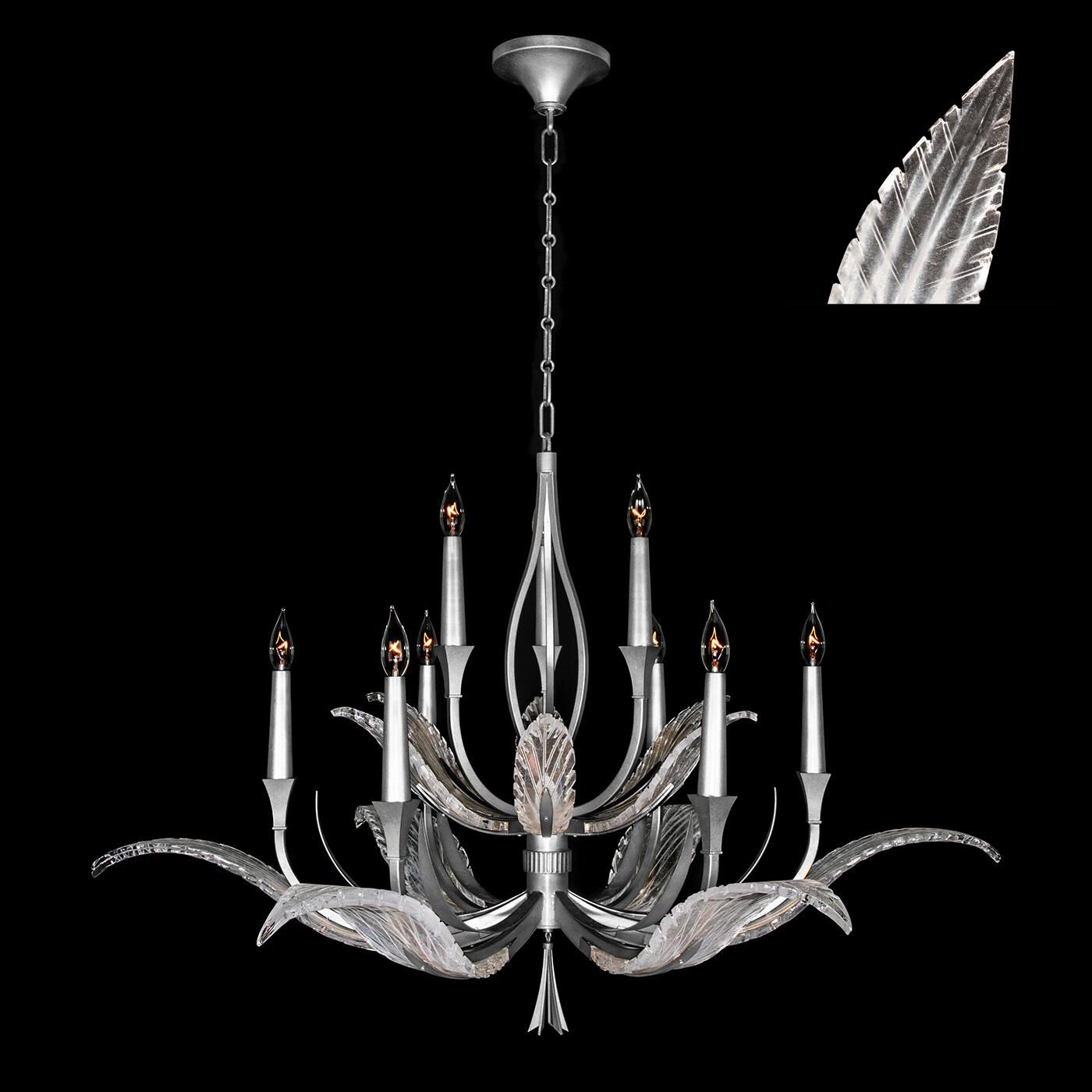 Fine Art Lamps Plume 45 Inch 9 Light Chandelier Cp446742