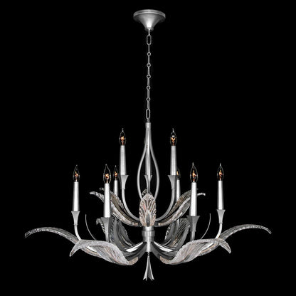 Fine Art Lamps Fahl Plume 45 Inch 9 Light Chandelier Cp418648