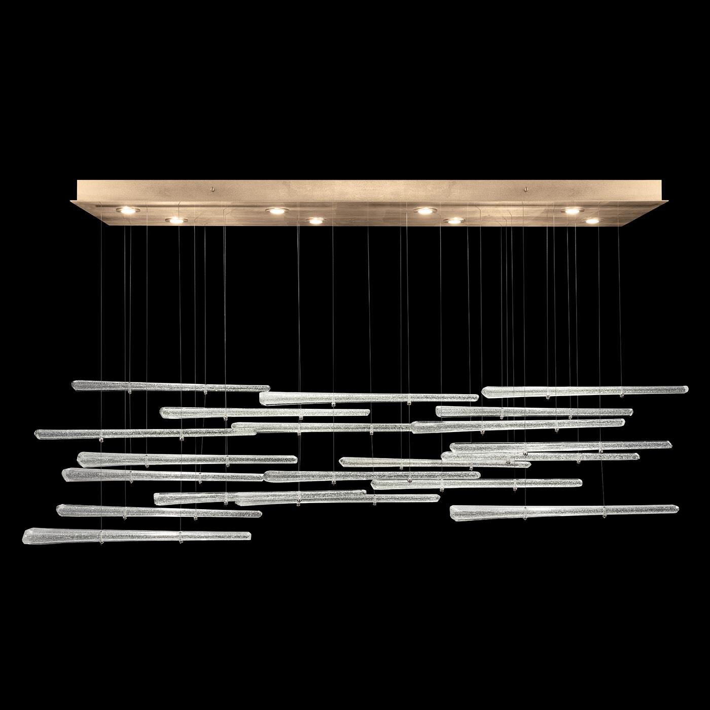 Fine Art Lamps Elevate 62 Inch 8 Light Led Linear Suspension Light Cp446875