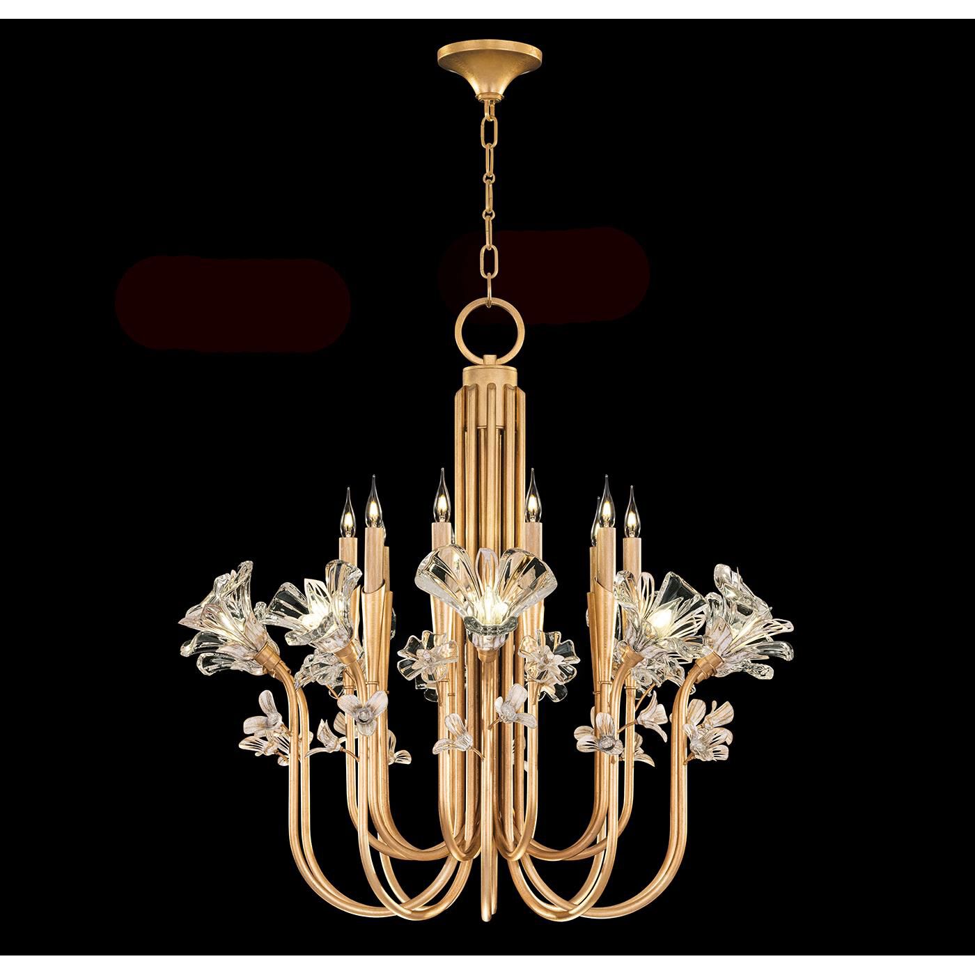 Fine Art Lamps Azu 35 Inch 20 Light Led Chandelier Cp482071