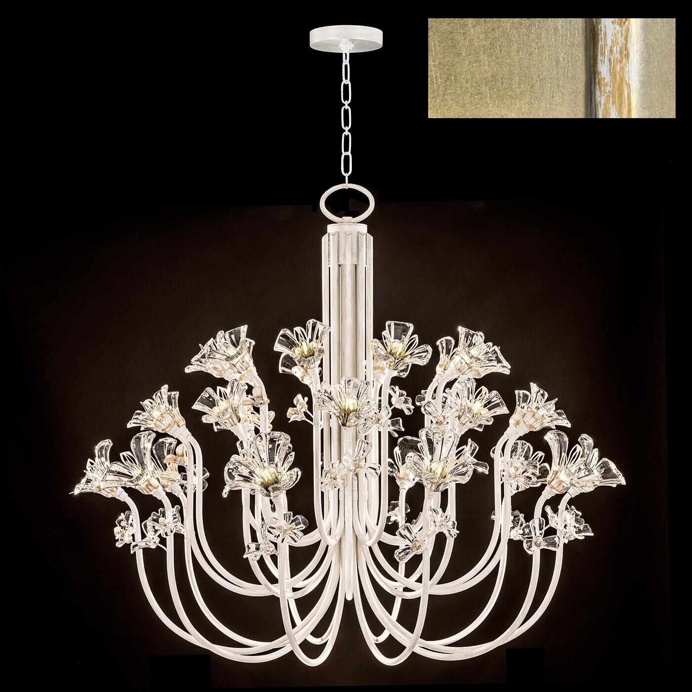 Fine Art Lamps Azu 56 Inch 30 Light Chandelier Cp548656