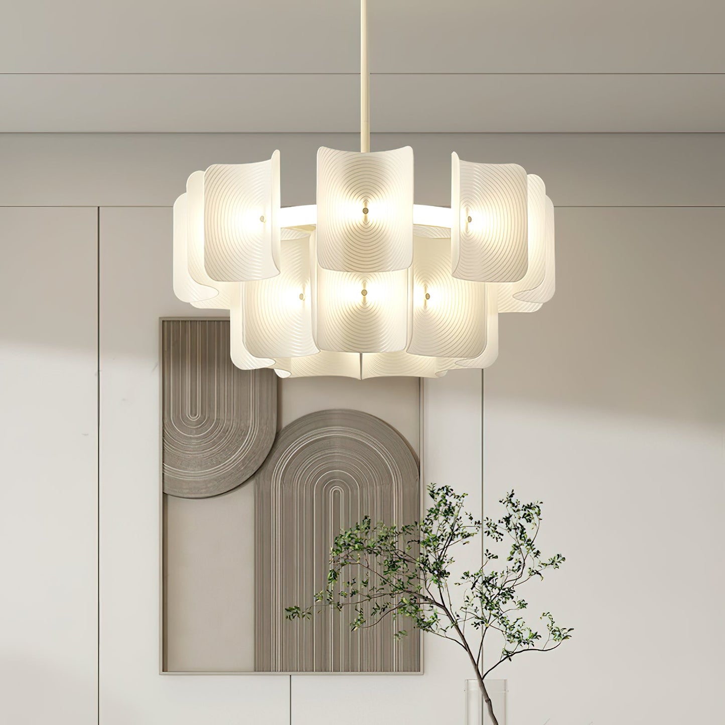 Fingerprint Candelabrum Chandelier