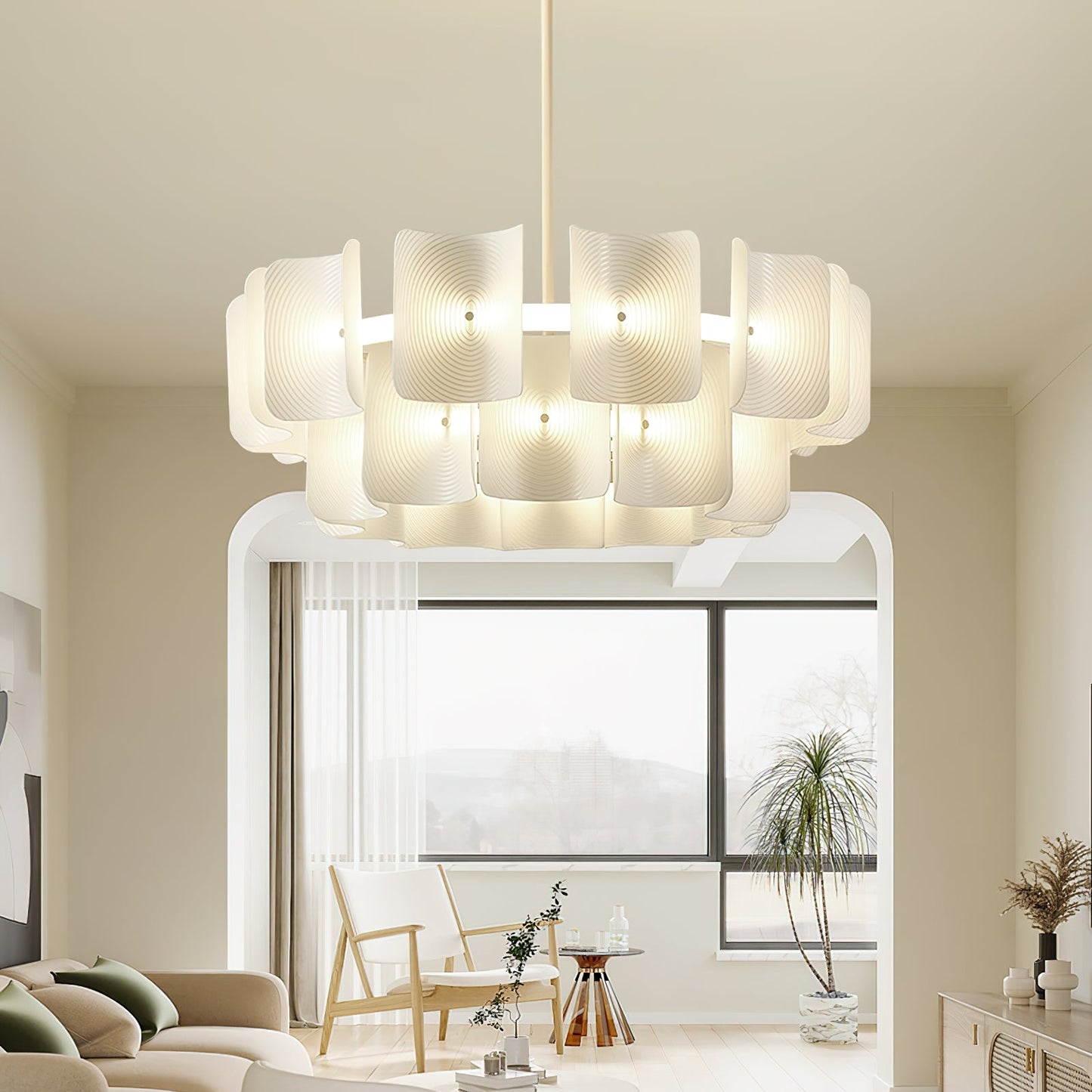 Fingerprint Candelabrum Chandelier