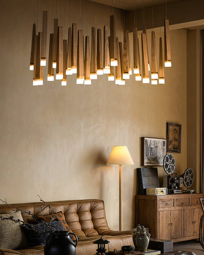 Firewood Stick Electrolier Chandelier