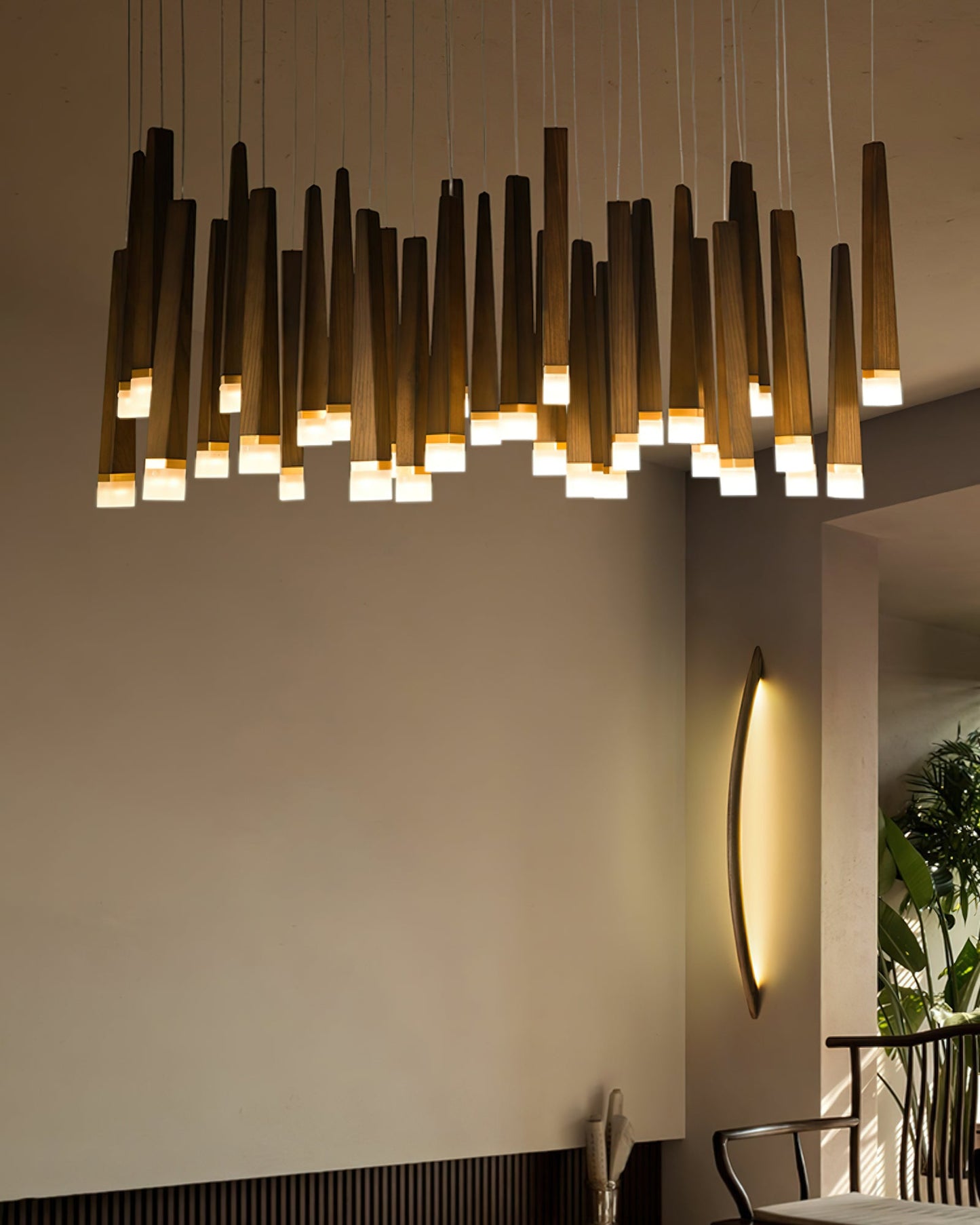 Firewood Stick Electrolier Chandelier