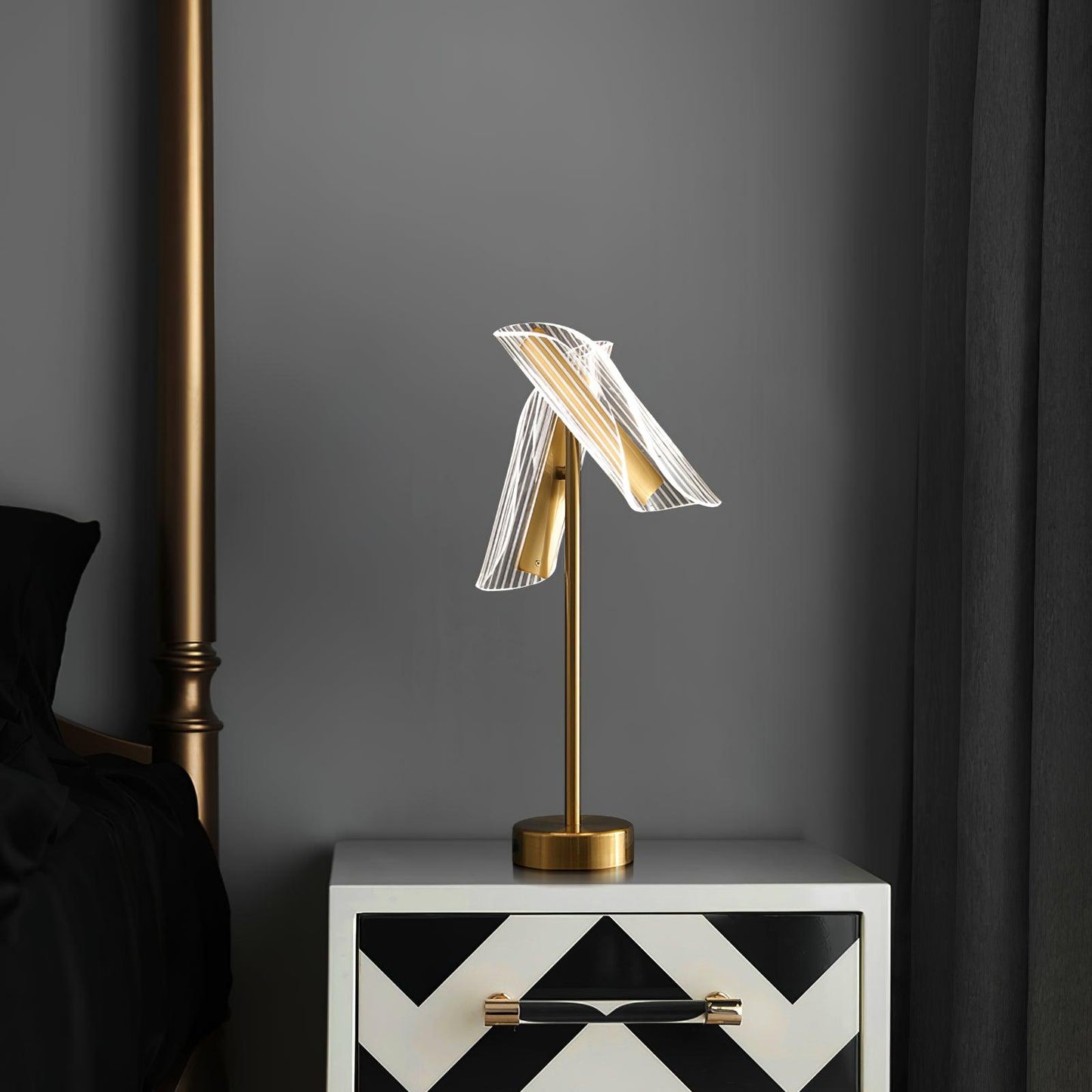 Flame Nightstand lamp Table Lamp