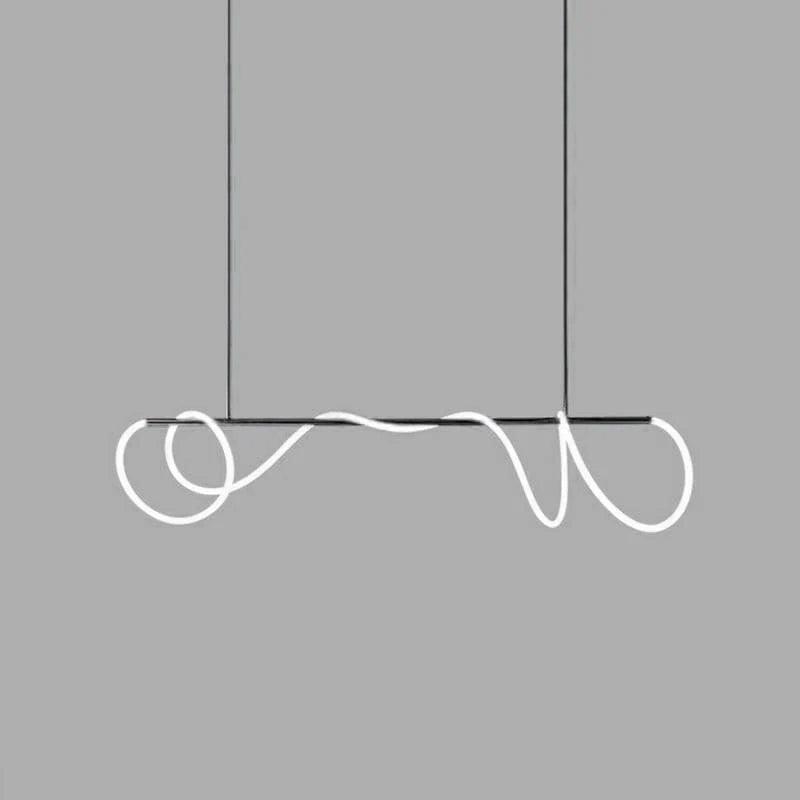 Flexible Linear Curve Electrolier Chandelier