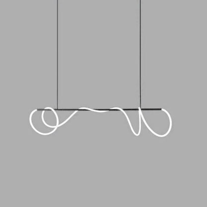 Flexible Linear Curve Electrolier Chandelier