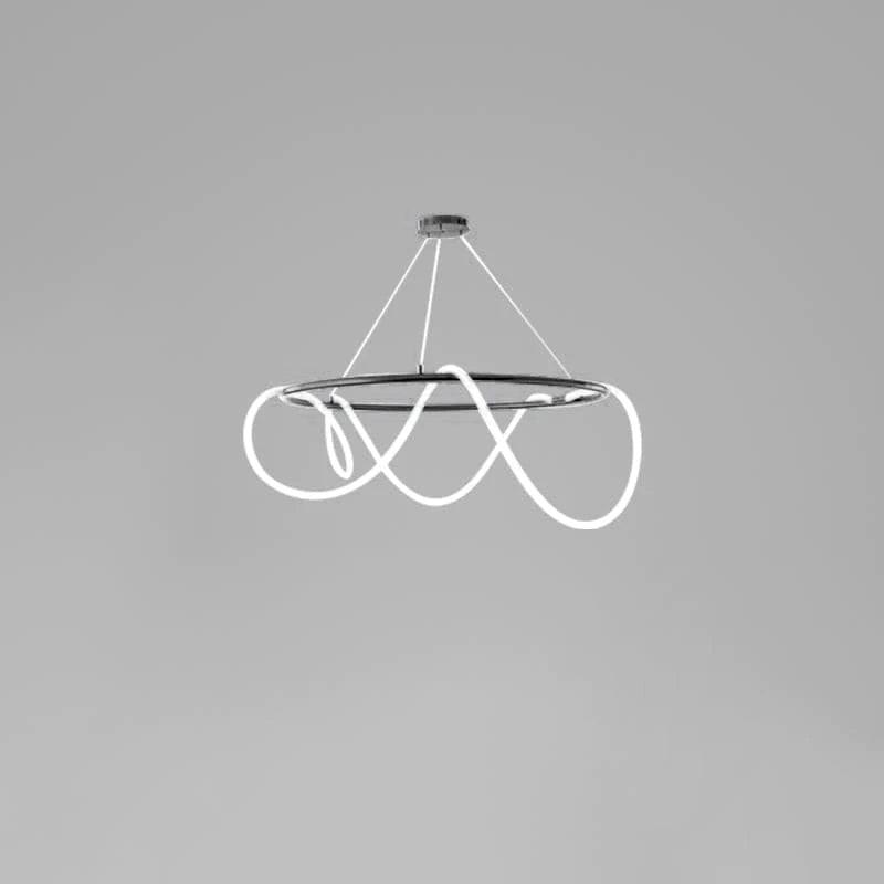 Flexible Linear Curve Electrolier Chandelier