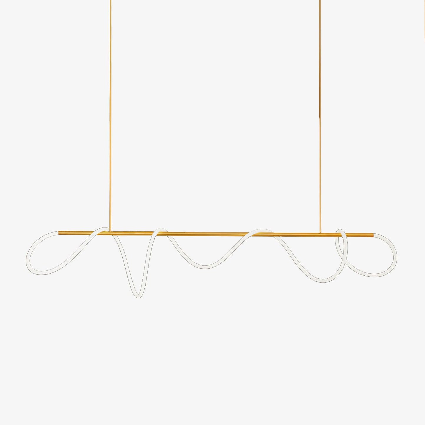 Flexible Linear Curve Electrolier Chandelier