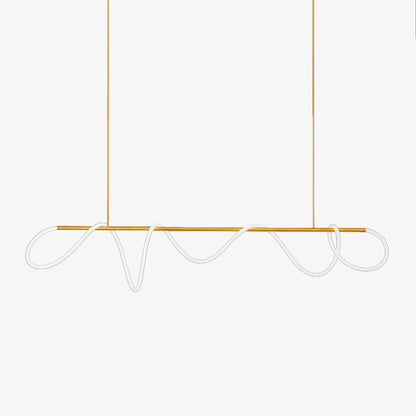 Flexible Linear Curve Electrolier Chandelier